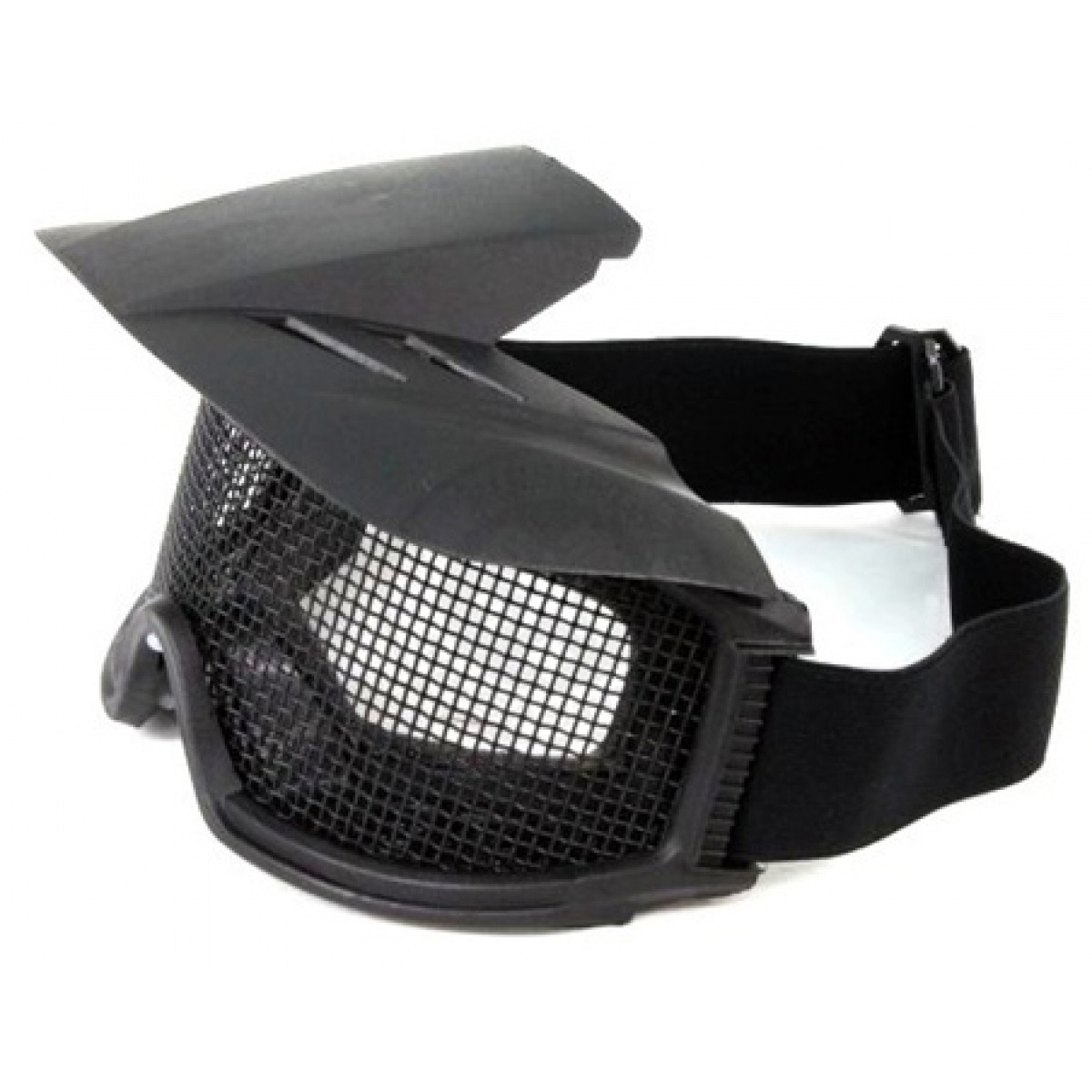 GForce Tactical Airsoft Wire Mesh Goggles w/ Visor BLACK Airsoft