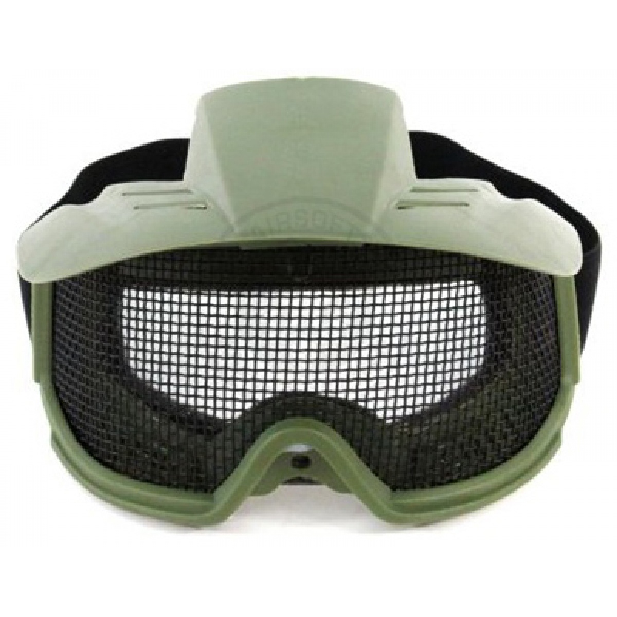 GForce Tactical Airsoft Wire Mesh Goggles w/ Visor GREEN Airsoft