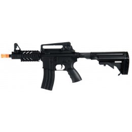 Well D3809 Airsoft AEG Rifle w/Adjustable Crane Stock - BLACK