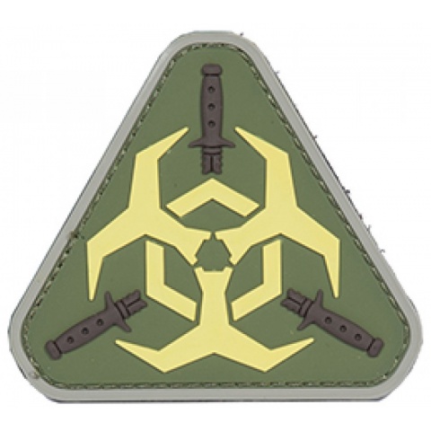 Airsoft Outbreak Response PVC Patch - OD GREEN