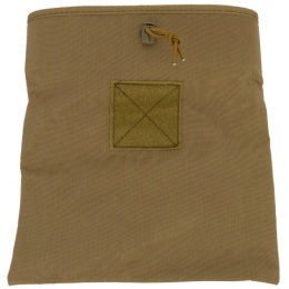 Lancer Tactical Airsoft Foldable Mountable Dump Pouch (Polyester) - TAN