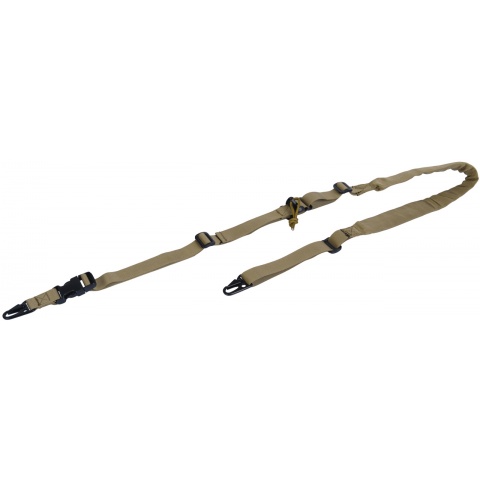 Lancer Tactical Airsoft Quick Detach 2-Point Padded Weapon Sling - TAN