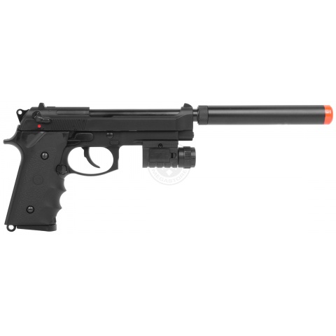 KJW SIG3 M9 SOCOM Gas Blowback Airsoft Pistol w/ Mock Suppressor