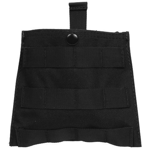 Lancer Tactical Airsoft Fold Away Dump Pouch w/ MOLLE BASE - BLACK