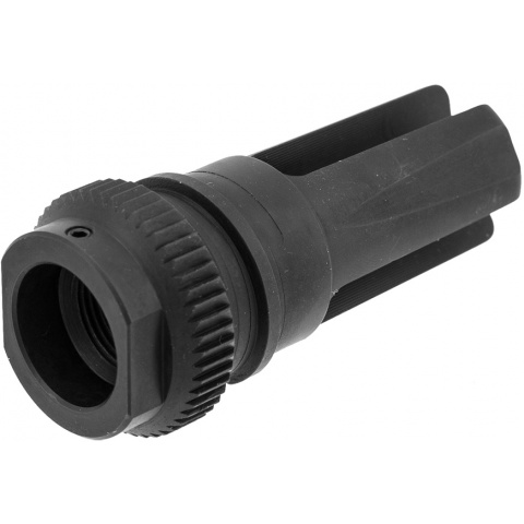 PTS Syndicate Airsoft 51T 14mm CCW Flash Hider - BLACK