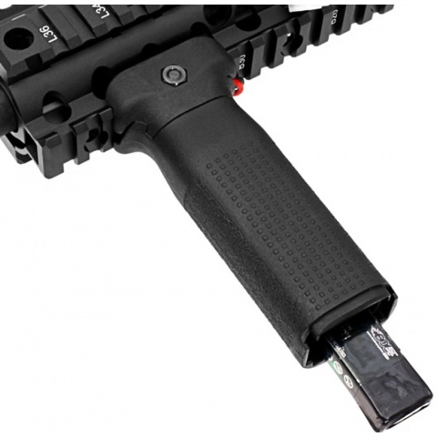 PTS Syndicate Airsoft Enhanced Polymer Vertical Foregrip - BLACK