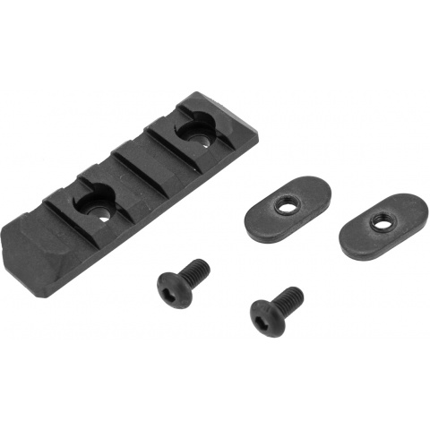 PTS Airsoft 1913 Upgraded 5-Slot Rail Section M-LOK - BLACK