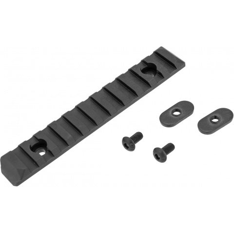 PTS Airsoft Enhanced Rail Section 11 Slots Keymod - BLACK