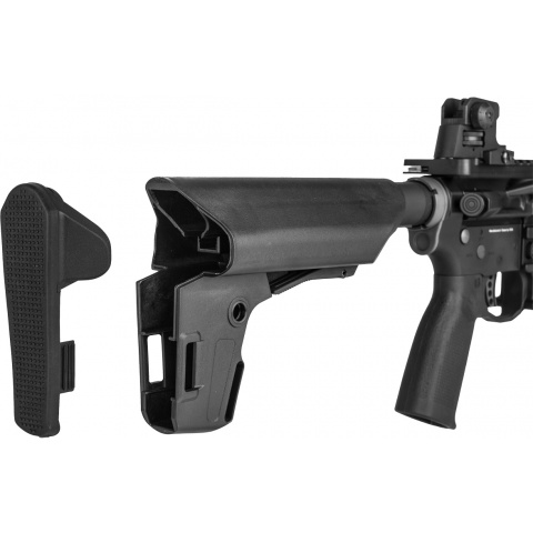 PTS Syndicate Airsoft AR-15 Mega Arms Full Metal MKM CQB GBBR - BLACK