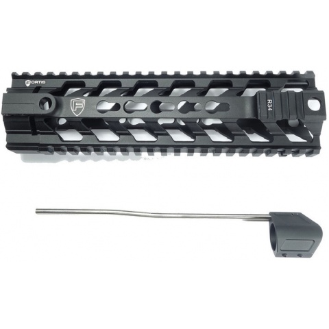 PTS Syndicate Airsoft 9-inch Rail System Free Float Fortis Rev - BLACK