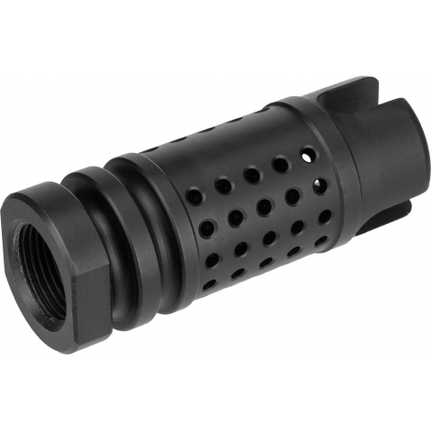 PTS Syndicate Airsoft Griffin M4SD-II Flash Compensator - 14mm CW