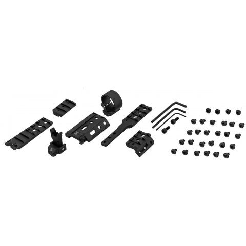 PTS Airsoft Modular Unity Tactical Fusion Set - BLACK
