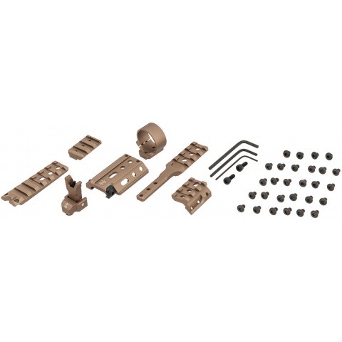 PTS Airsoft Unity Tactical Fusion Modular Rail Mount System