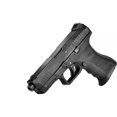 KWA Airsoft GBB Pistol ATP-C Compact with Accessory Rail - BLACK