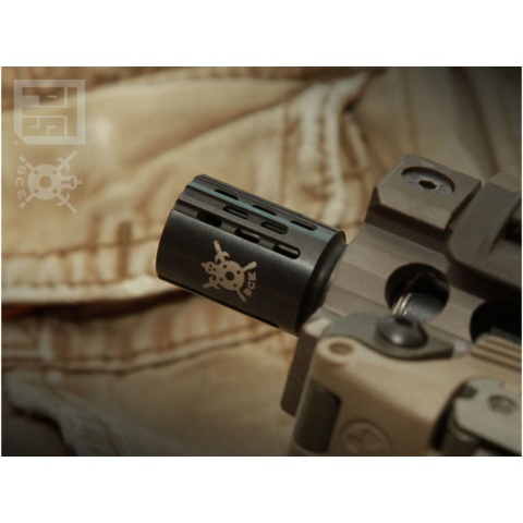 PTS Syndicate Battle Comp 2.0 SCV 14mm CW Flash Hider - BLACK