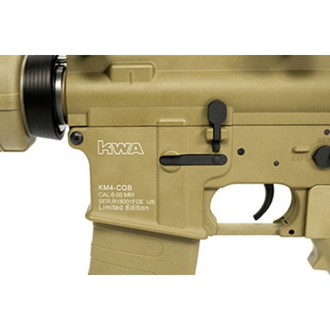 KWA Airsoft M4 AEG Limited Edition KM4 CQB Carbine Rifle - DARK EARTH