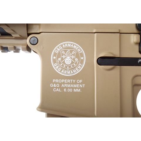 G&G Airsoft Combat Machine M4 Raider AEG Rifle - TAN
