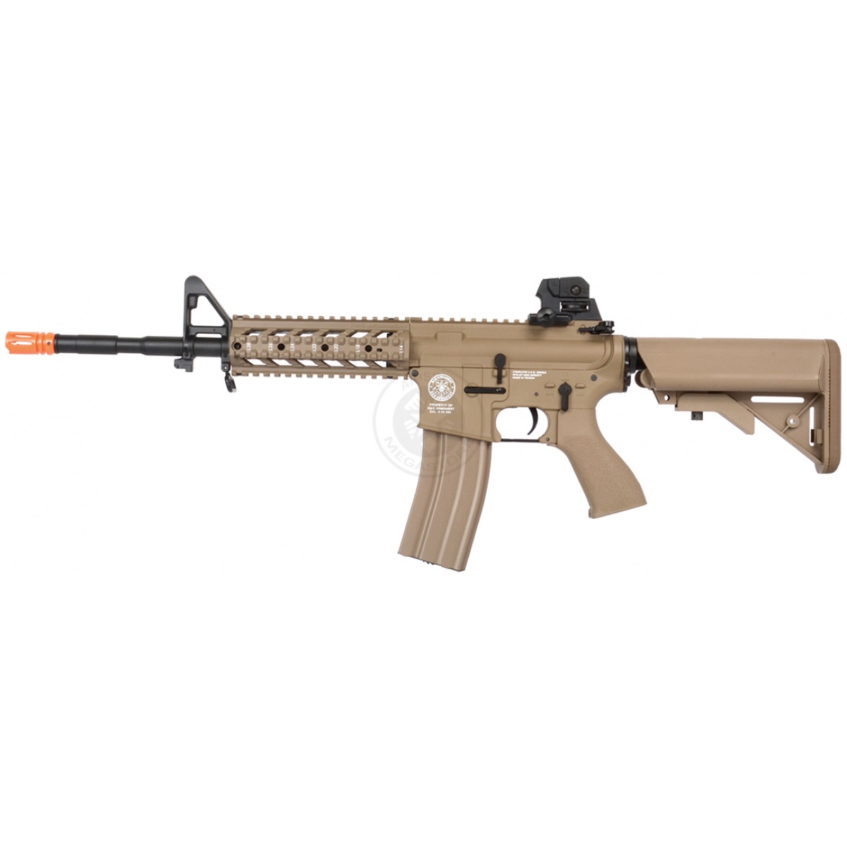 G&G Airsoft Combat Machine M4 Raider AEG Rifle TAN Airsoft Megastore