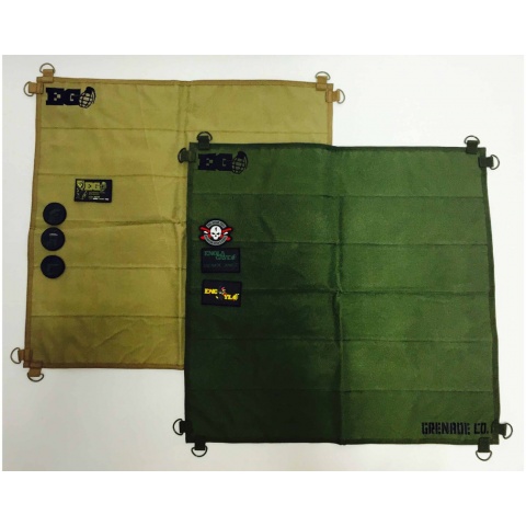 Enola Gaye Tactical Cordura Patch Wall w/ Metal D Rings