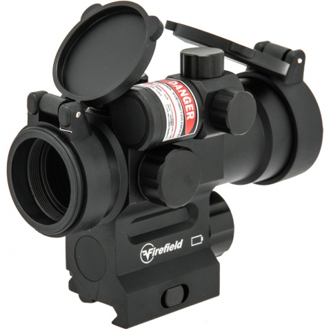 Firefield Impulse 1x30 Red Dot Sight with Red Laser - BLACK