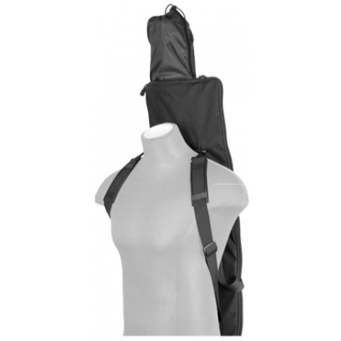 Lancer Tactical 1000D Nylon Airsoft Heavy Duty Gun Bag - 39 Inches - BLACK