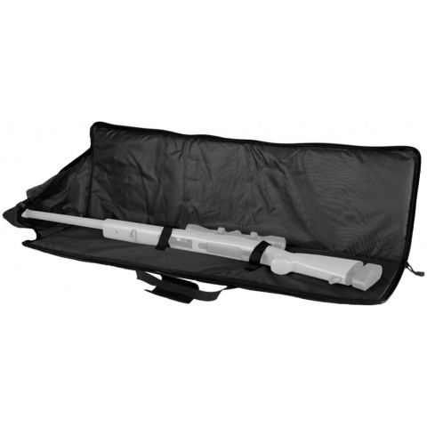 Lancer Tactical 1000D Nylon Airsoft Heavy Duty Gun Bag - 39 Inches - BLACK