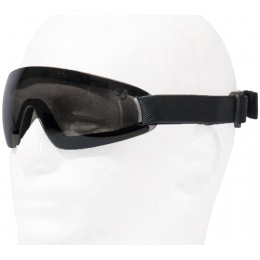TMC Airsoft AC-375S Low Profile View Goggles - SMOKE GRAY