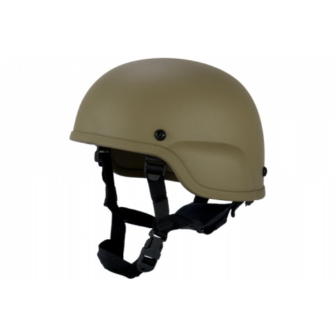 Lancer Tactical-CA-839T Airsoft Plastic Helmet - TAN