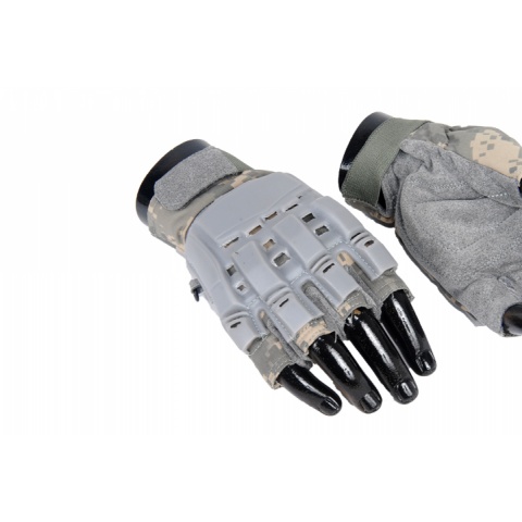 AMA Tactical Airsoft Finger Armored Small Gloves - ACU