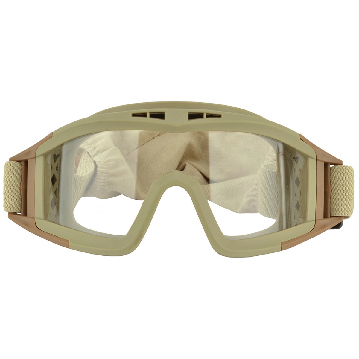 ArmorOptik AO 800 PolyCarbonate Airsoft Goggles DESERT TAN Airsoft 
