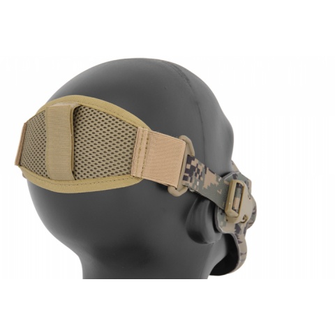 AMA Airsoft Tactical Lower Face Mask - JUNGLE DIGITAL