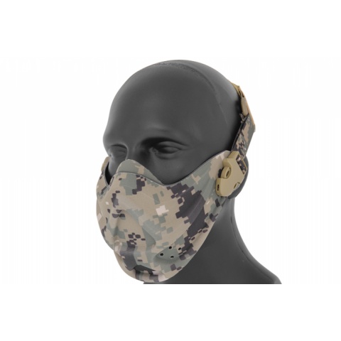 AMA Airsoft Tactical Lower Face Mask - JUNGLE DIGITAL