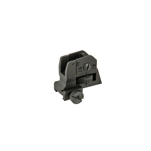 Krytac Airsoft Tactical Rear High Quality Iron Sight - BLACK