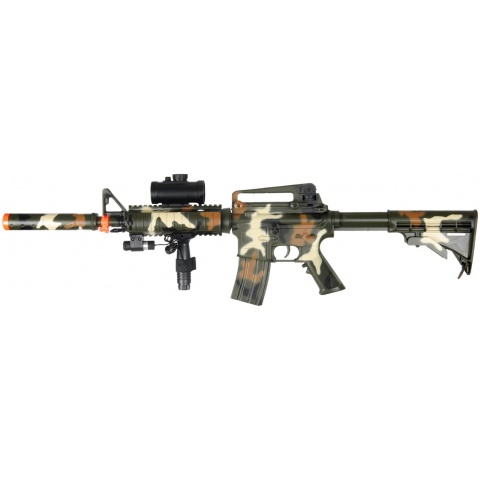 Double Eagle M4 AEG w/ Pressure Dot Scope Extension - CAMO