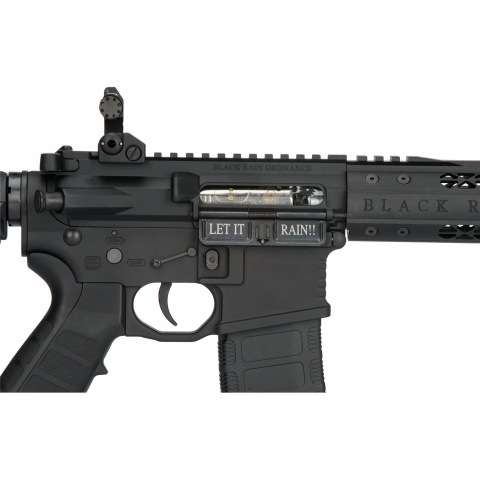 King Arms BRO M4 Fallout 15 Urban Airsoft AEG Rifle - BLACK