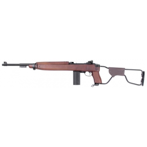 King Arms M1 Para Carbine Gas Blowback Airsoft Rifle - WOOD