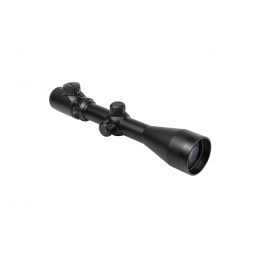 NcStar 3-12x50 Red/Green Dot Reticle P4 Sniper Scope - BLACK