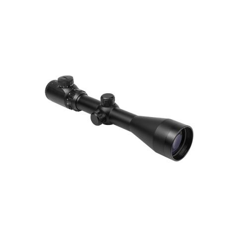 NcStar 3-12x50 Red/Green Dot Reticle Small Cross Scope - BLACK