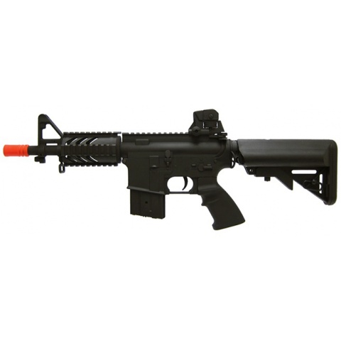 AGM Airsoft MP038 M4 CQB RIS Stubby AEG Rifle - BLACK