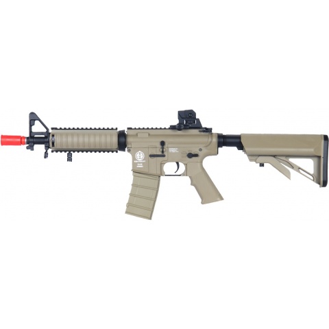 ICS Airsoft M4 CQB Plastic Frame RIS AEG Rifle - TAN