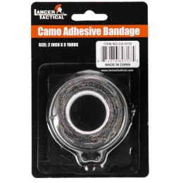 Lancer Tactical CA-5110 Camo Adhesive Bandage - WOODLAND CAMO