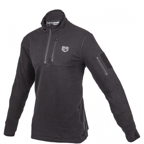 Cannae Tactical Rig Polyester Fleece Pullover - BLACK