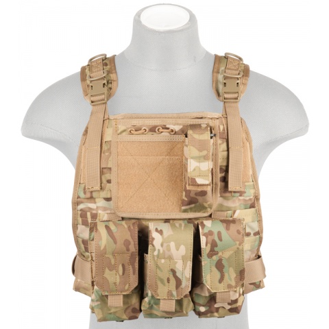 Lancer Tactical Ballistic 600D Nylon Tactical Vest (Camo)