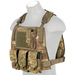 Lancer Tactical Ballistic 600D Poly Tactical Vest (PC Green)