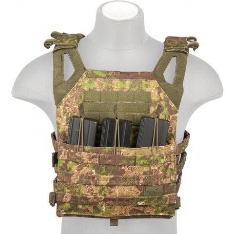 Lancer Tactical 600D Polyester Jumpable Tactical Vest - PC GREEN