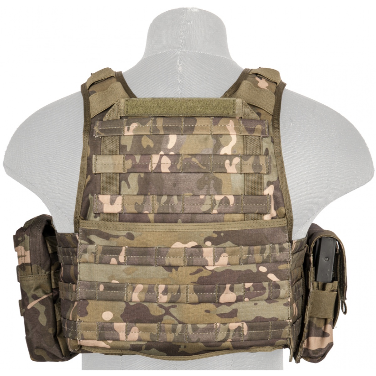 Lancer Tactical Airsoft Tactical Assault Tactical Vest (Camo Tropic