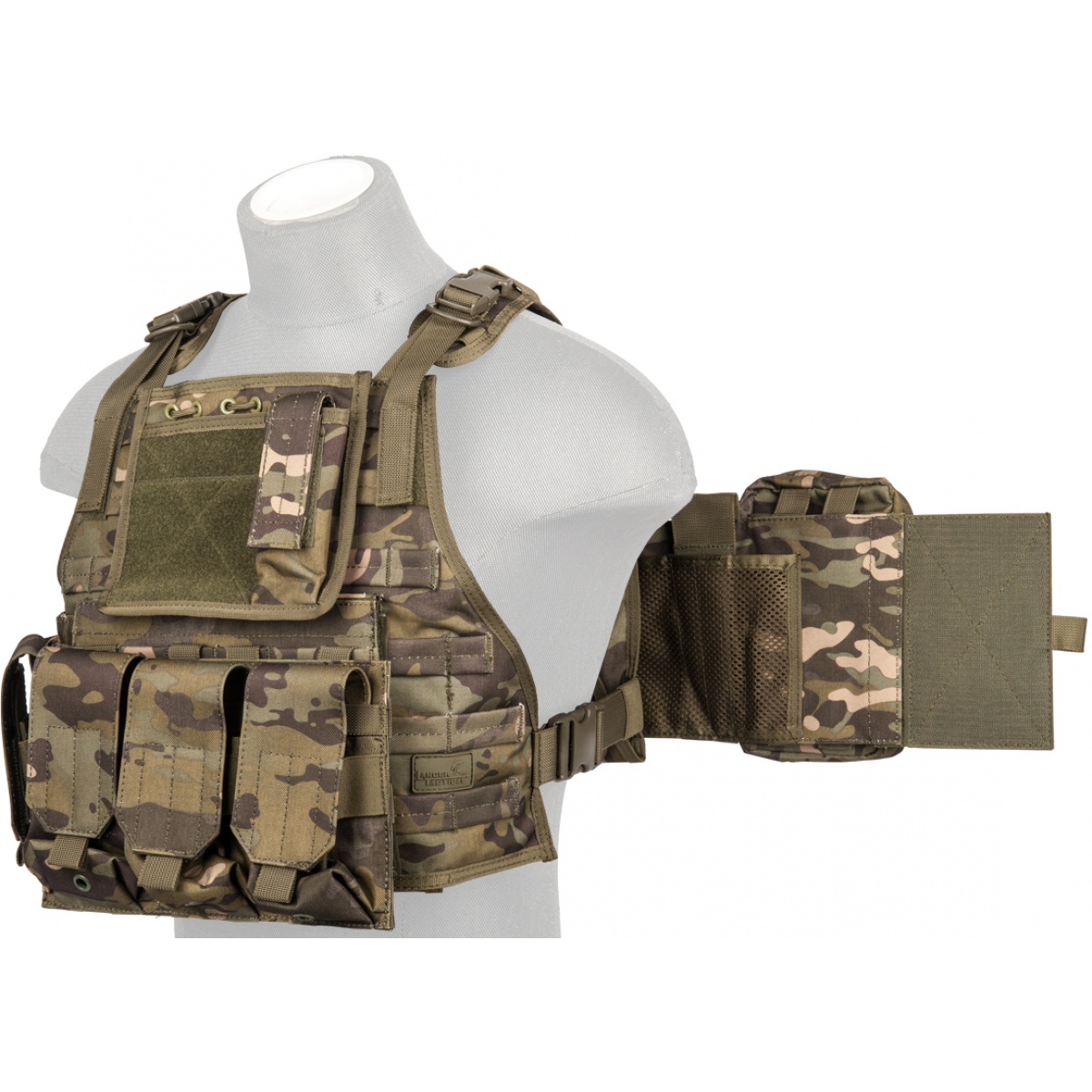 Lancer Tactical Airsoft Tactical Assault Tactical Vest (Camo Tropic
