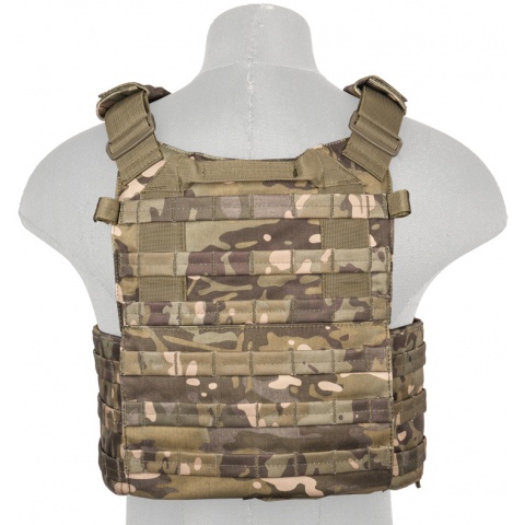 Lancer Tactical 600D Airsoft Tactical Vest (Camo Tropic)