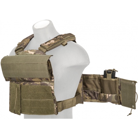 Lancer Tactical 600D Airsoft Tactical Vest (Camo Tropic)