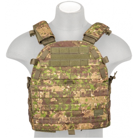 Lancer Tactical 600D Airsoft Tactical Vest (PC Green)